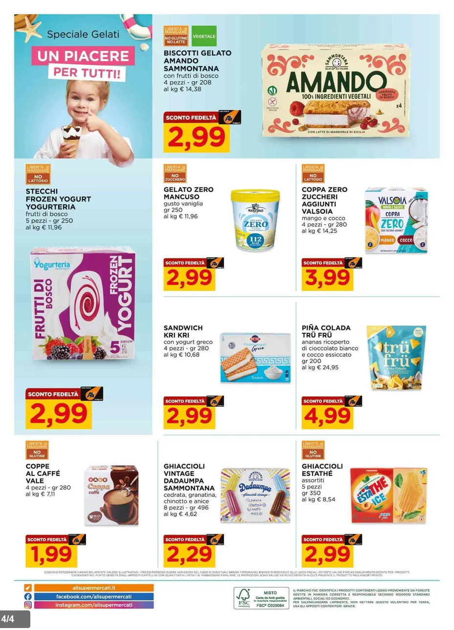  Volantini Alì Supermercati da 18 giugno a 1 luglio di 2026 - Pagina del volantino 4