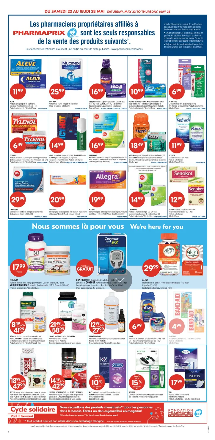 Pharmaprix Sales from May 23 to May 28 2026 - flyer page 4