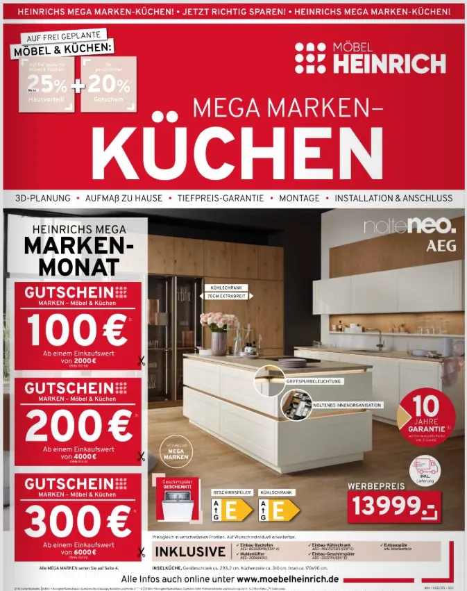 Möbel Heinrich Prospekt von 14. März bis 23. März 2025 - Prospekt seite 