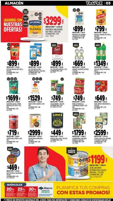 Ofertas de Ofertas Yaguar 28 de julio al 3 de agosto 2025 - Página 3 del catálogo