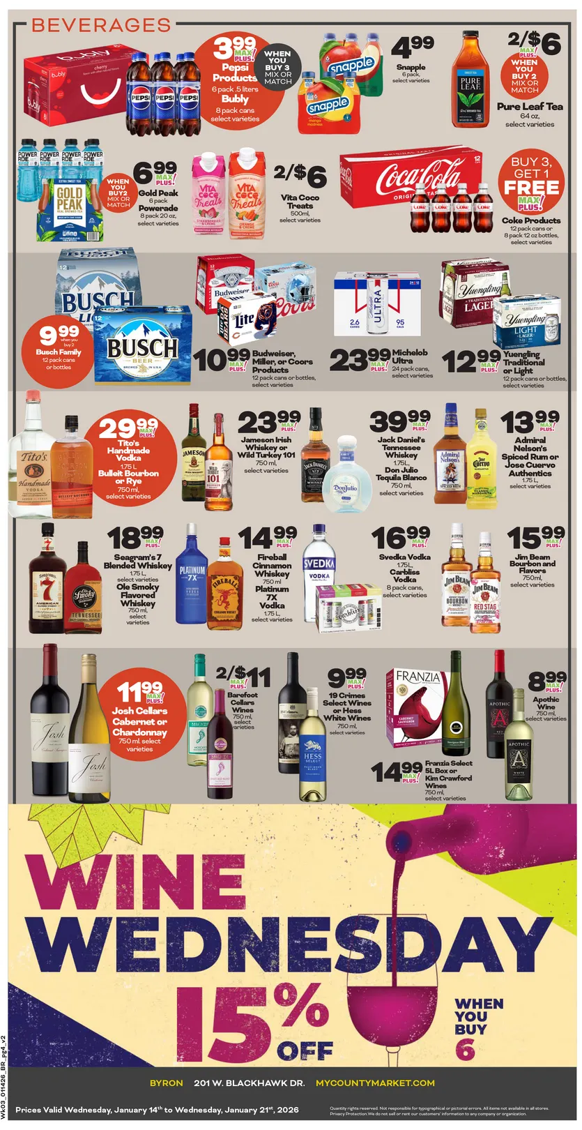 Weekly ad County Market Sales from January 14 to January 21 2026 - Page 4