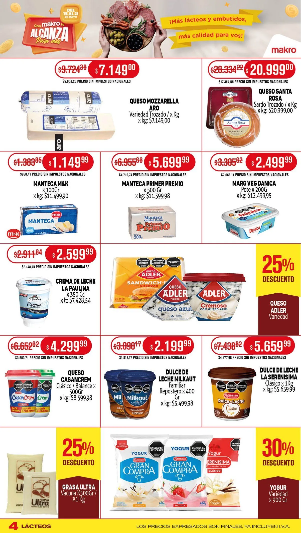 Ofertas de Ofertas Makro 15 de mayo al 21 de mayo 2025 - Página 4 del catálogo