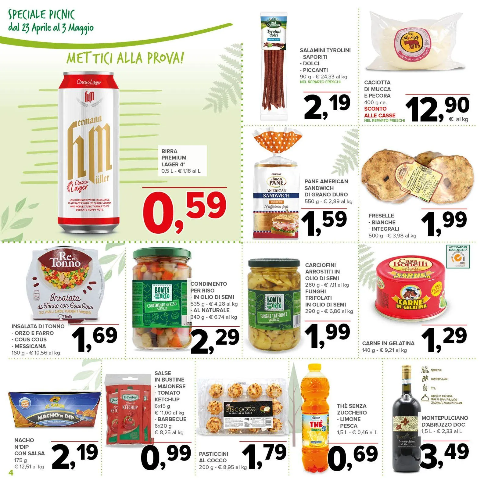 Volantini Todis da 23 aprile a 3 maggio di 2026 - Pagina del volantino 4