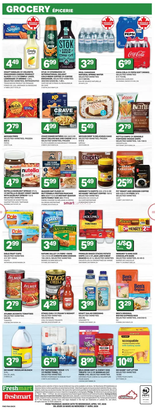 Freshmart Sales from March 26 to April 1 2026 - flyer page 4