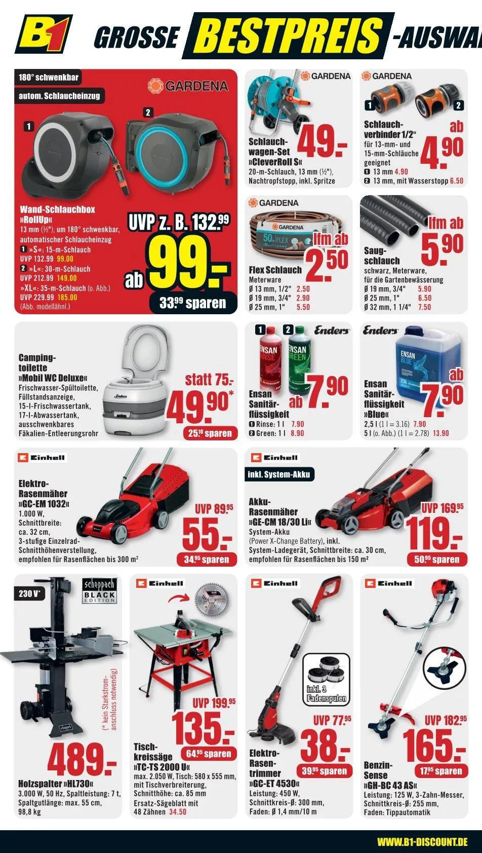 B1 Discount Baumarkt Prospekte von 19. Juli bis 25. Juli 2025 - Prospekt seite 4