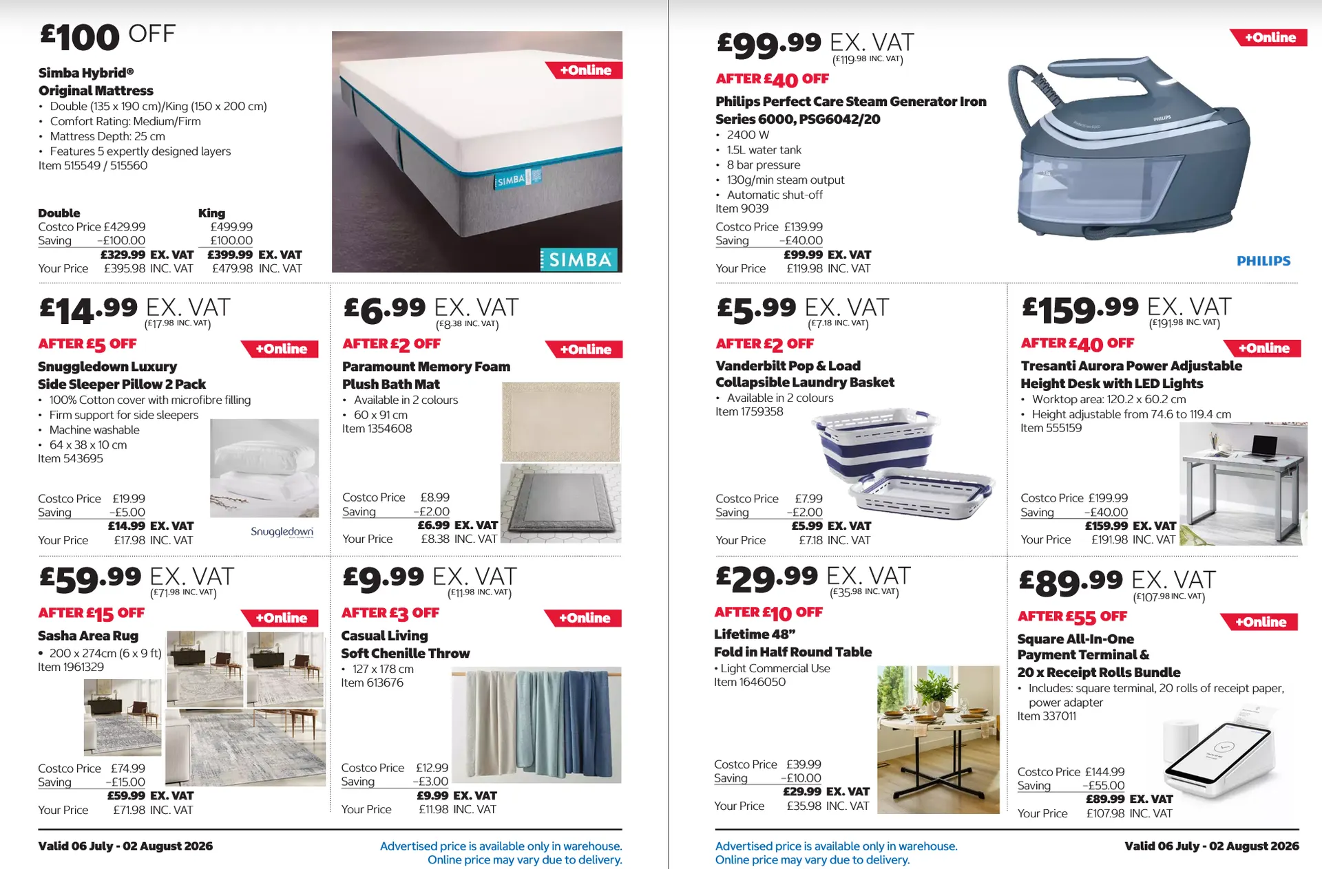 COSTCO Sales from 6 July to 2 August 2026 - Catalogue Page 4