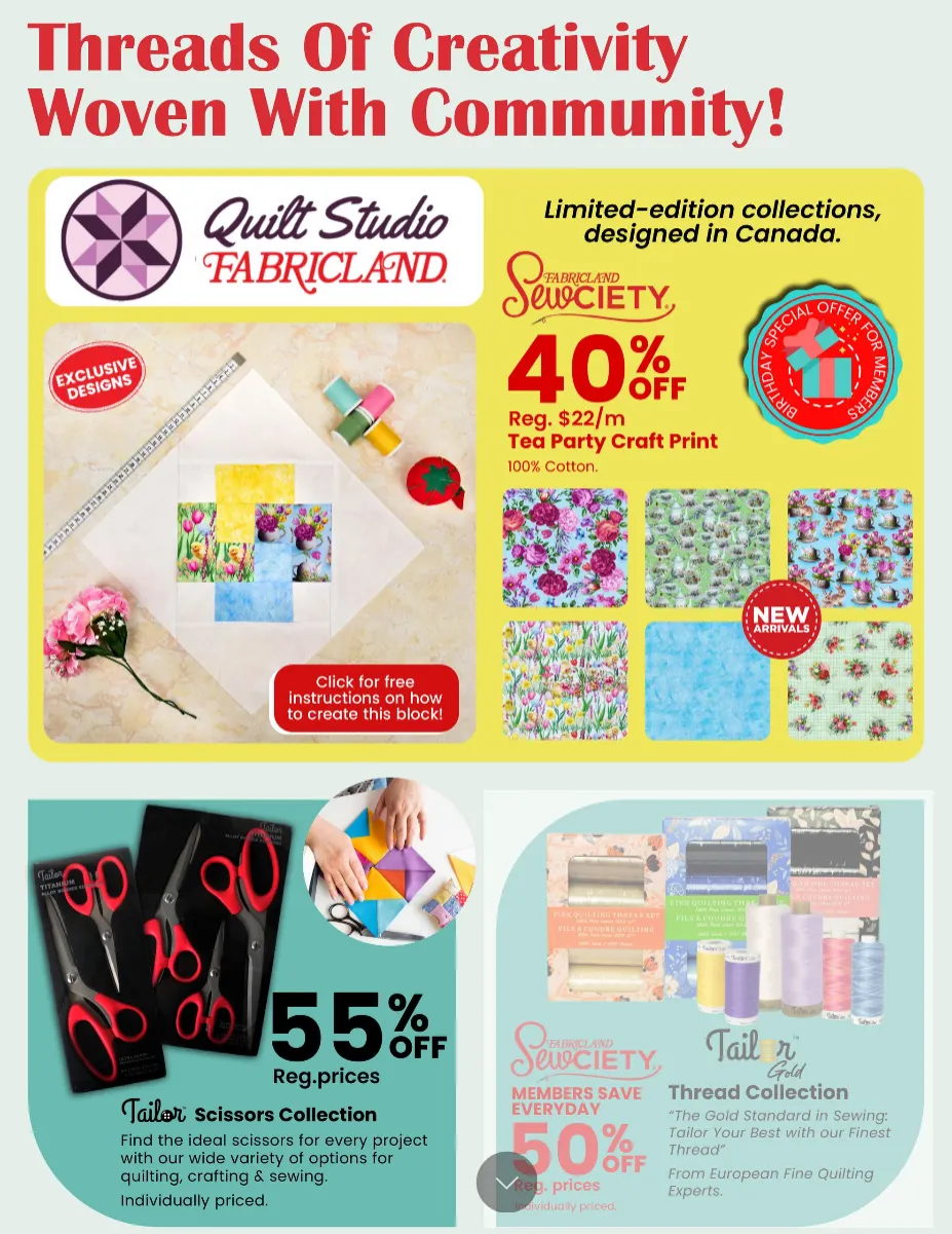 Fabricland Sales from April 1 to April 30 2026 - flyer page 4