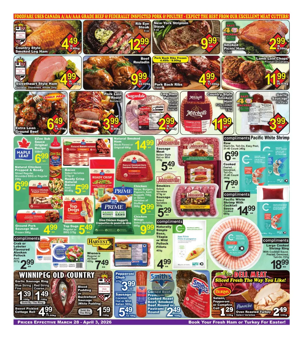 Food Fare Sales from March 28 to April 3 2026 - flyer page 4