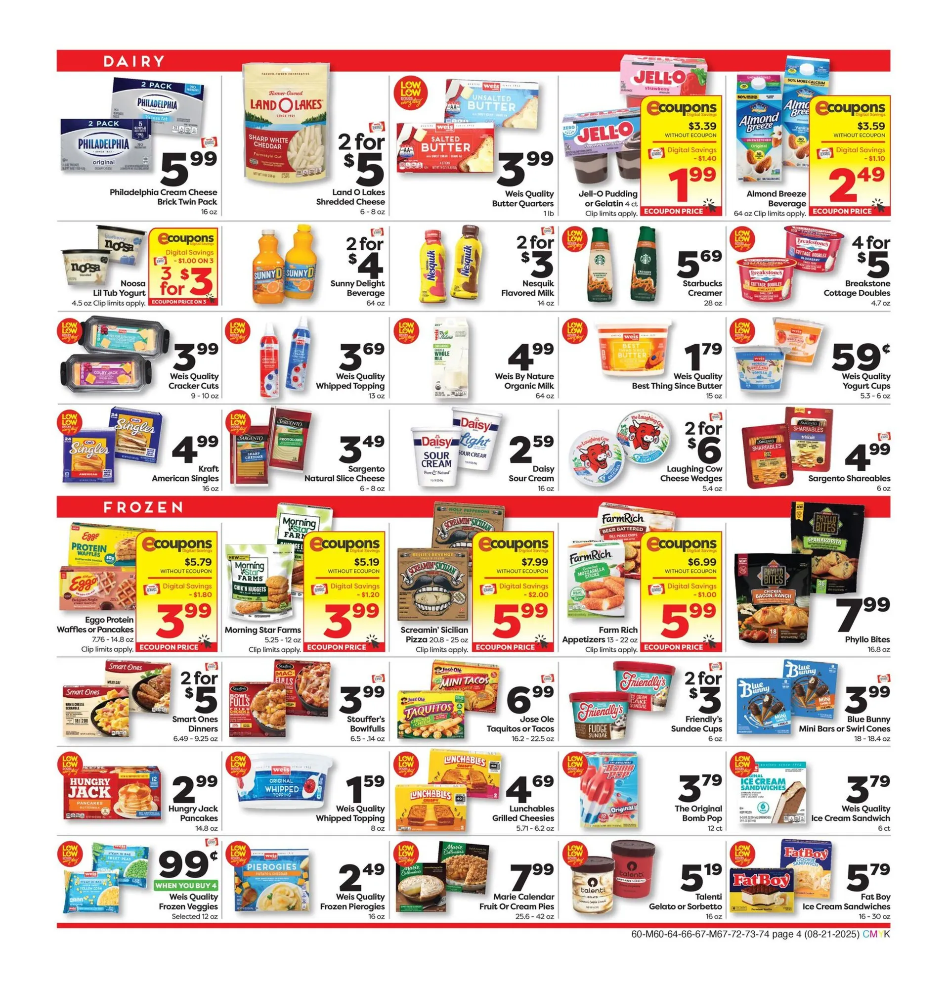 Weekly ad Weis Sales from August 21 to September 17 2025 - Page 4