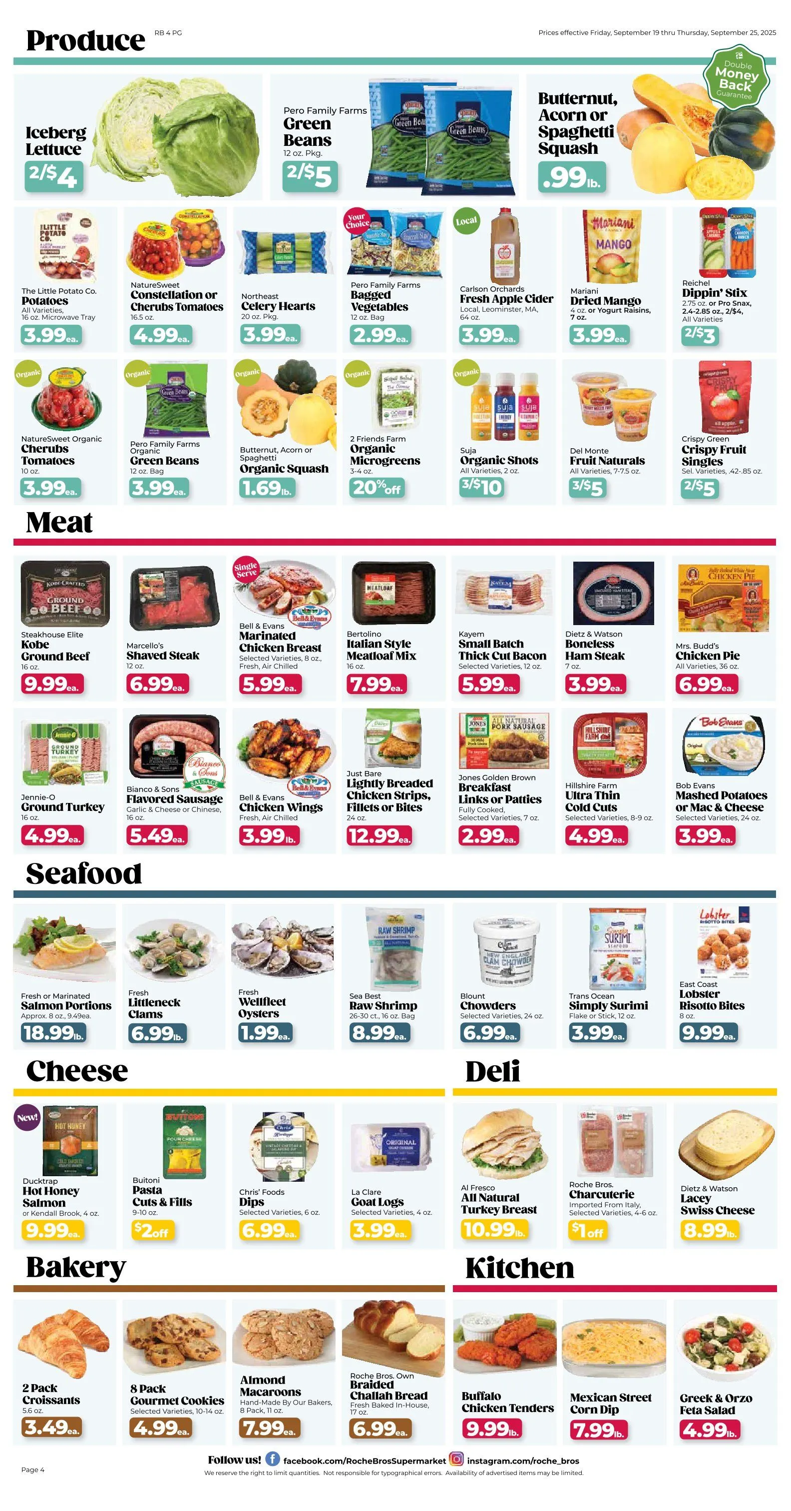Weekly ad Roche Bros. Sales from September 19 to September 25 2025 - Page 4