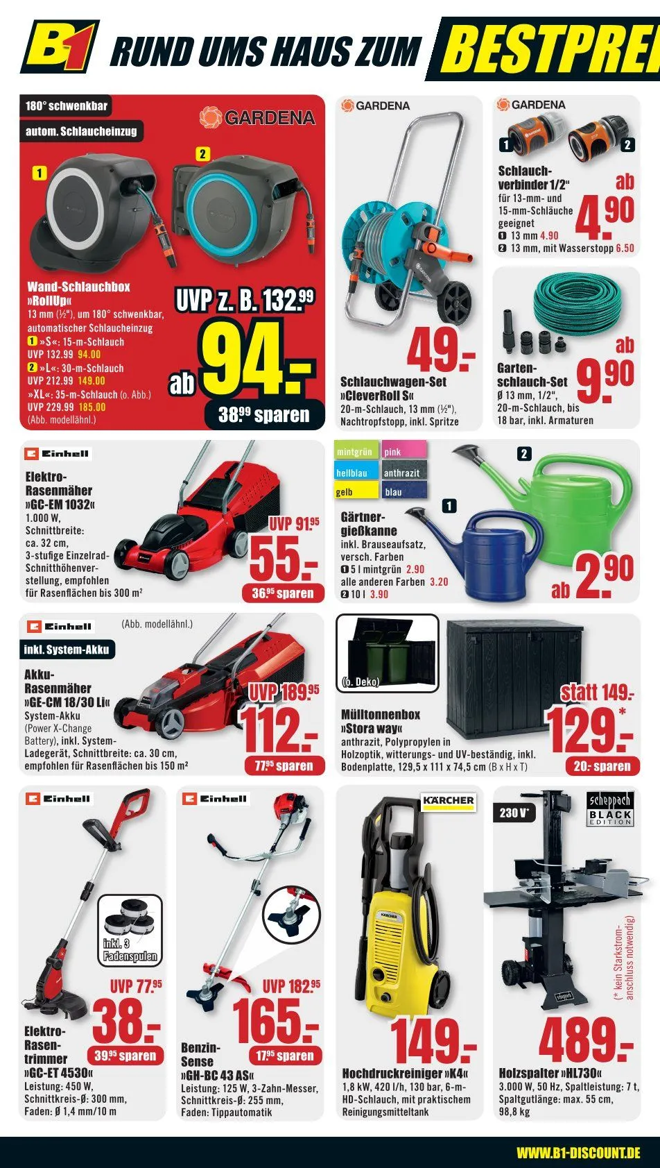 B1 Discount Baumarkt Sales von 18. Juli bis 24. Juli 2026 - Prospekt seite 4