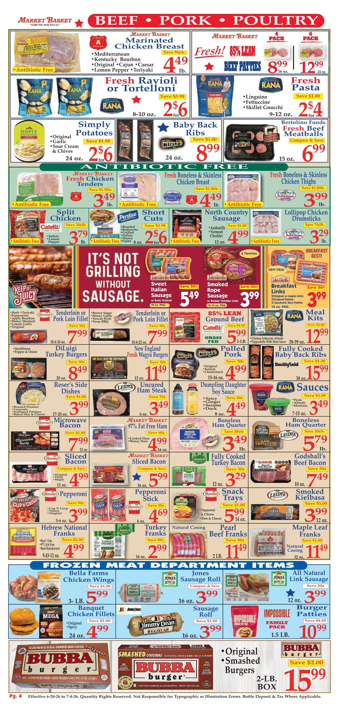 Weekly ad Market Basket Sales from June 28 to July 4 2026 - Page 4