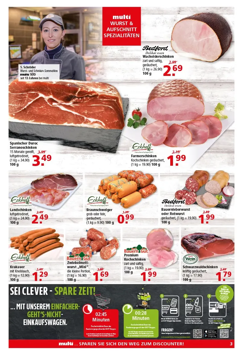 Multi Markt Angebote von 22. April bis 26. April 2025 - Prospekt seite 3