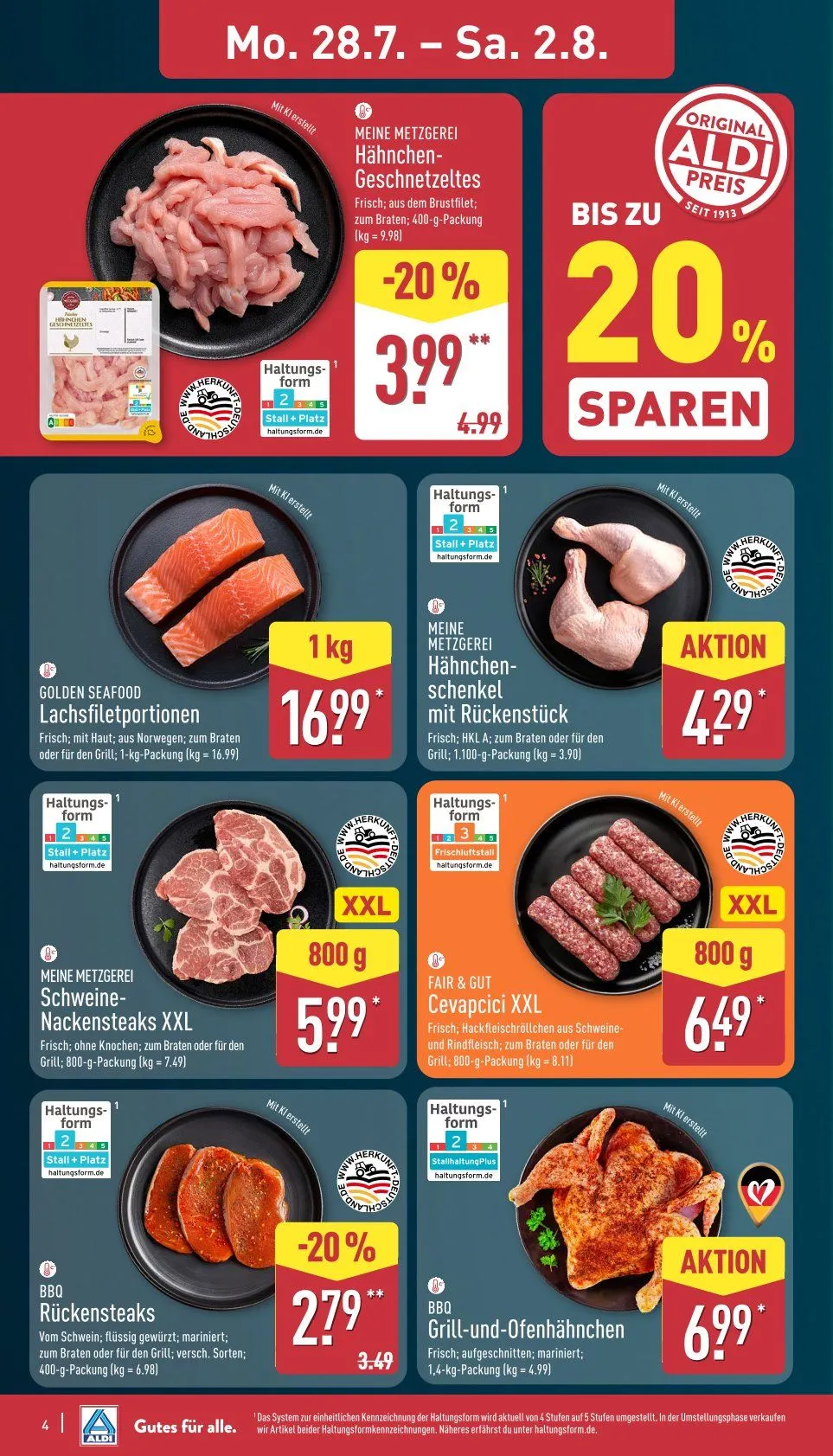 ALDI Nord Prospekte von 28. Juli bis 2. August 2025 - Prospekt seite 4