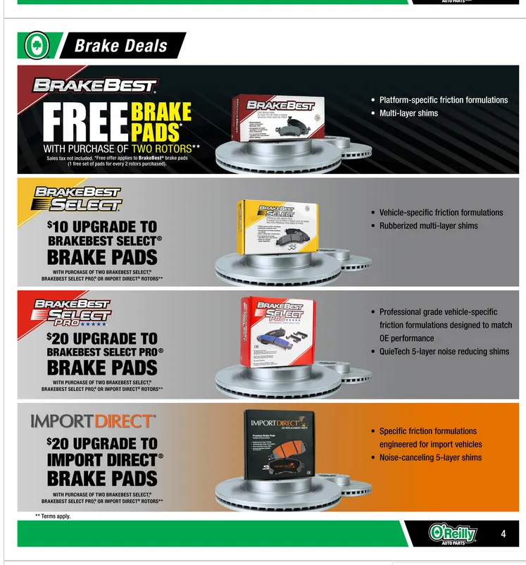 Weekly ad  O'Reilly Auto Parts Sales from April 29 to May 26 2026 - Page 4