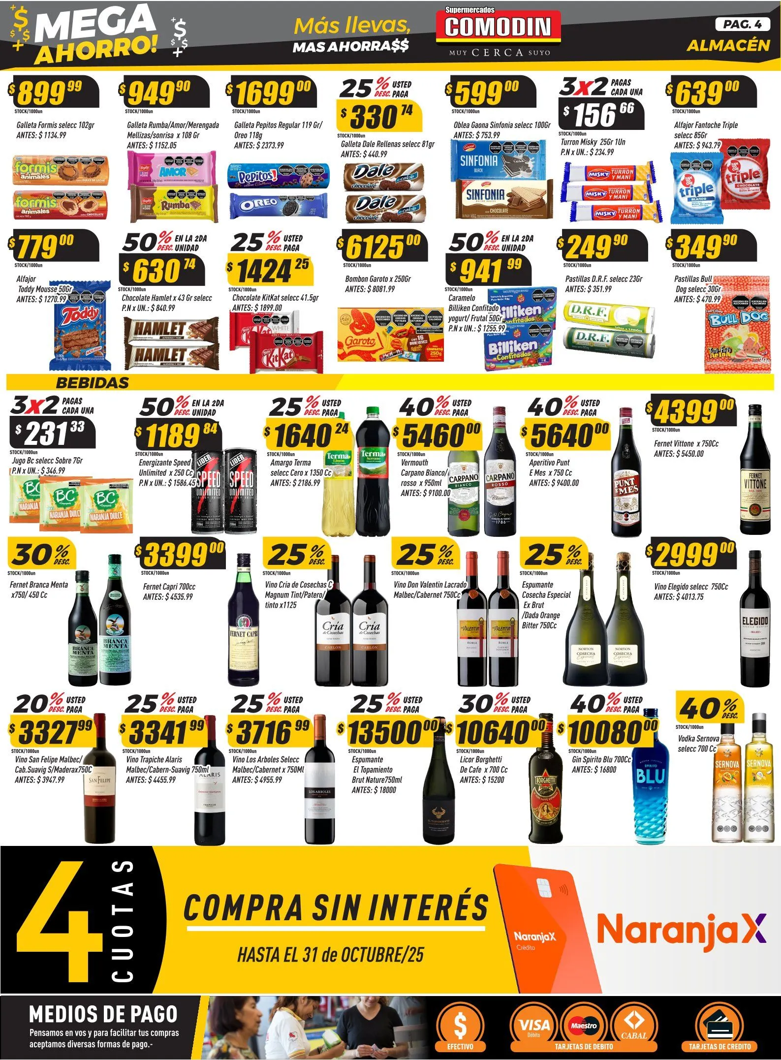 Ofertas de Ofertas Supermercados Comodín 3 de octubre al 10 de octubre 2025 - Página 4 del catálogo