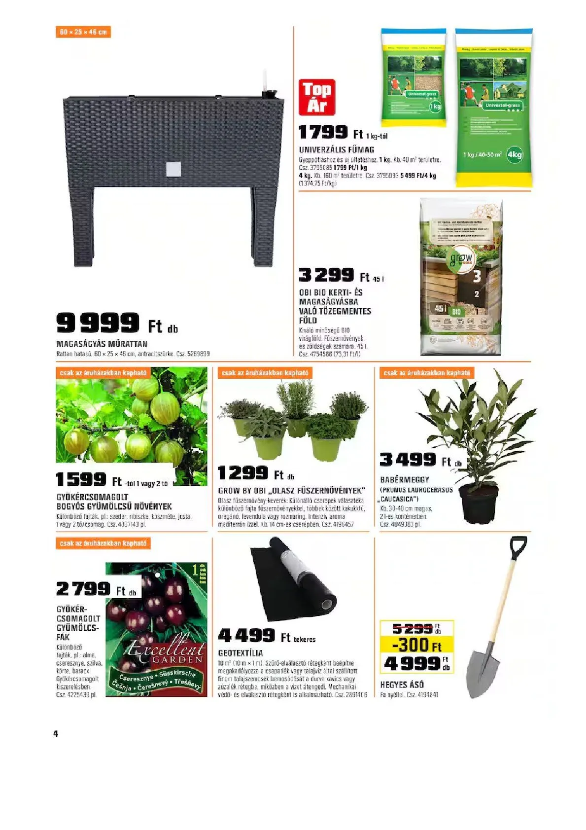 Katalógus OBI Ajántalok március 11.-tól március 31.-ig 2025. - Oldal 4