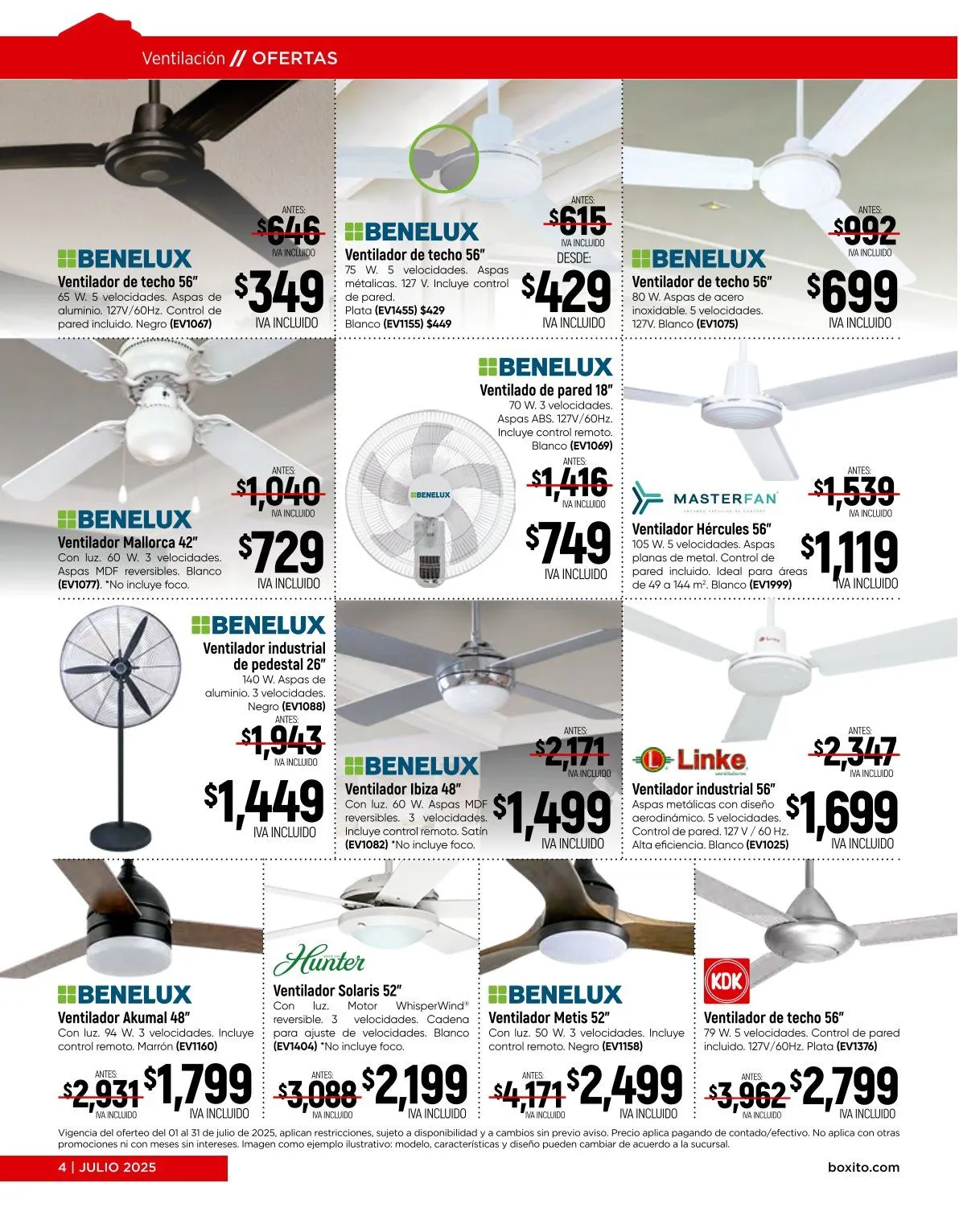 Catálogo de Boxito catálogos y ofertas 1 de julio al 31 de julio 2025 - Pagina 4
