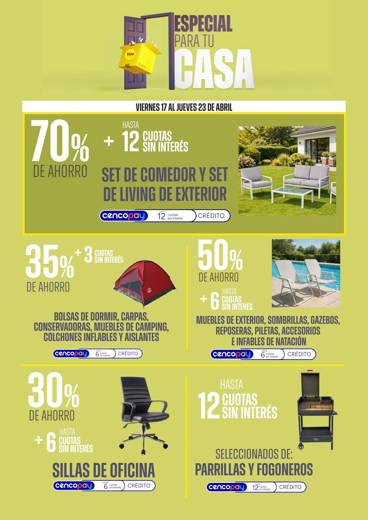 Ofertas de Vea Ofertas 17 de abril al 23 de abril 2026 - Página 4 del catálogo