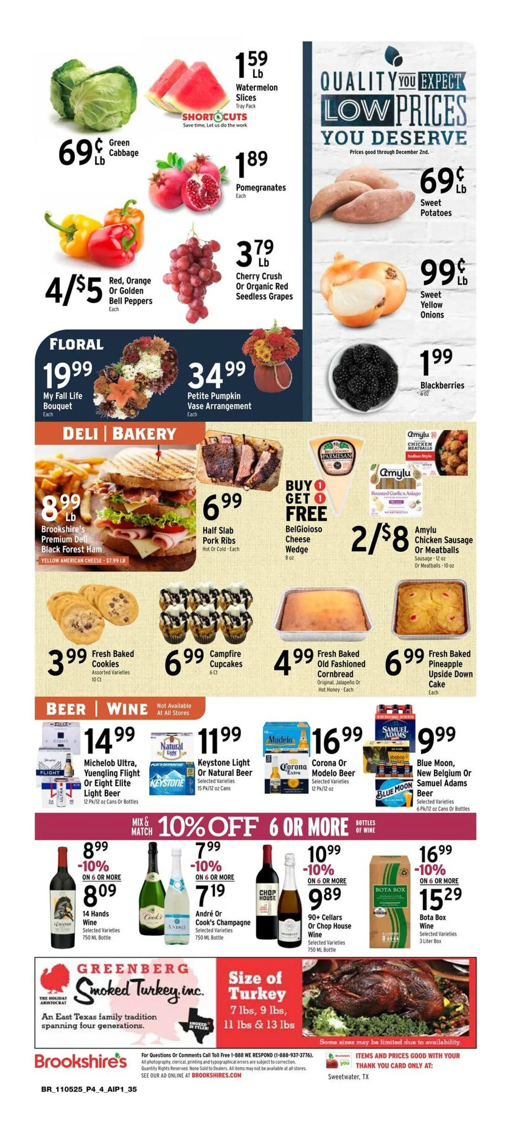 Weekly ad Brookshires Sales from November 5 to November 11 2025 - Page 4