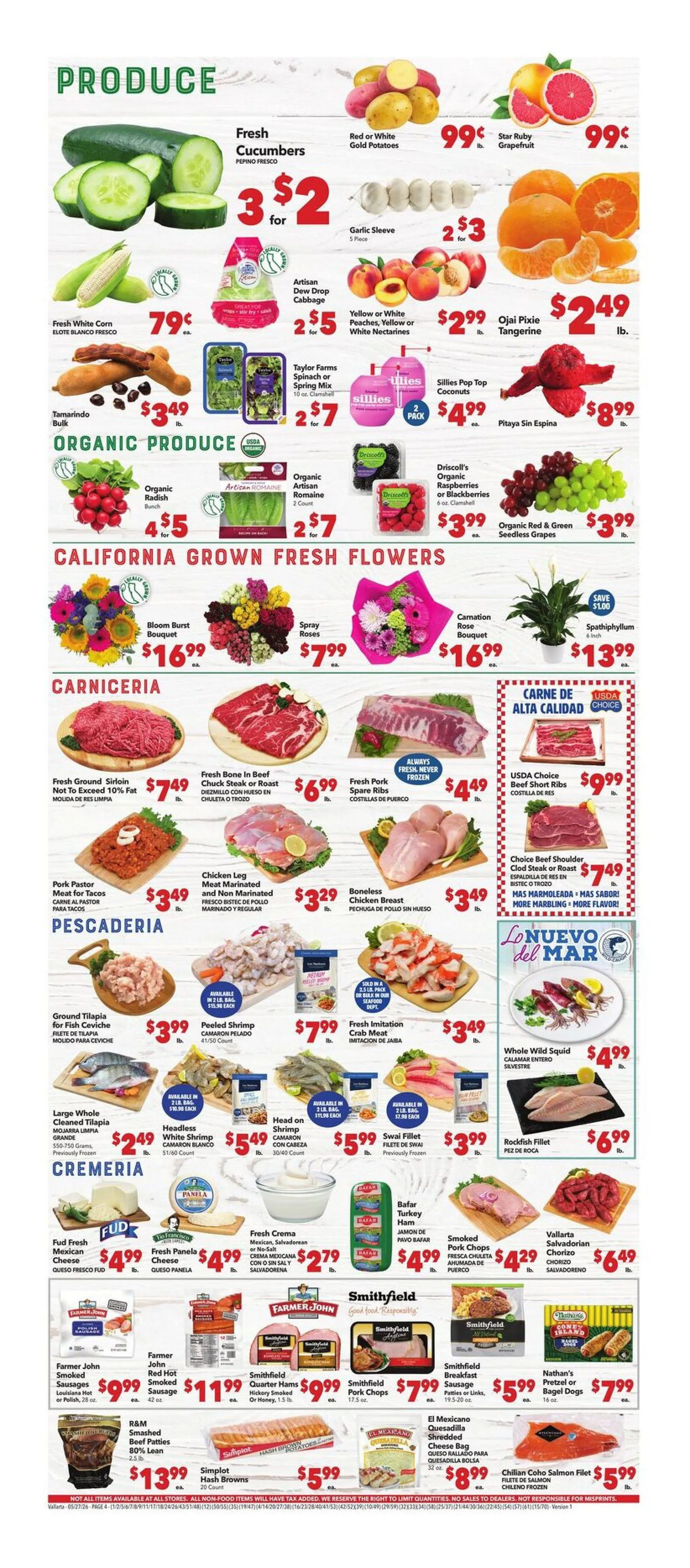 Weekly promotion Vallarta Sales spanning from May 27 to June 2 2026 - Page 4 for Catalogue 365