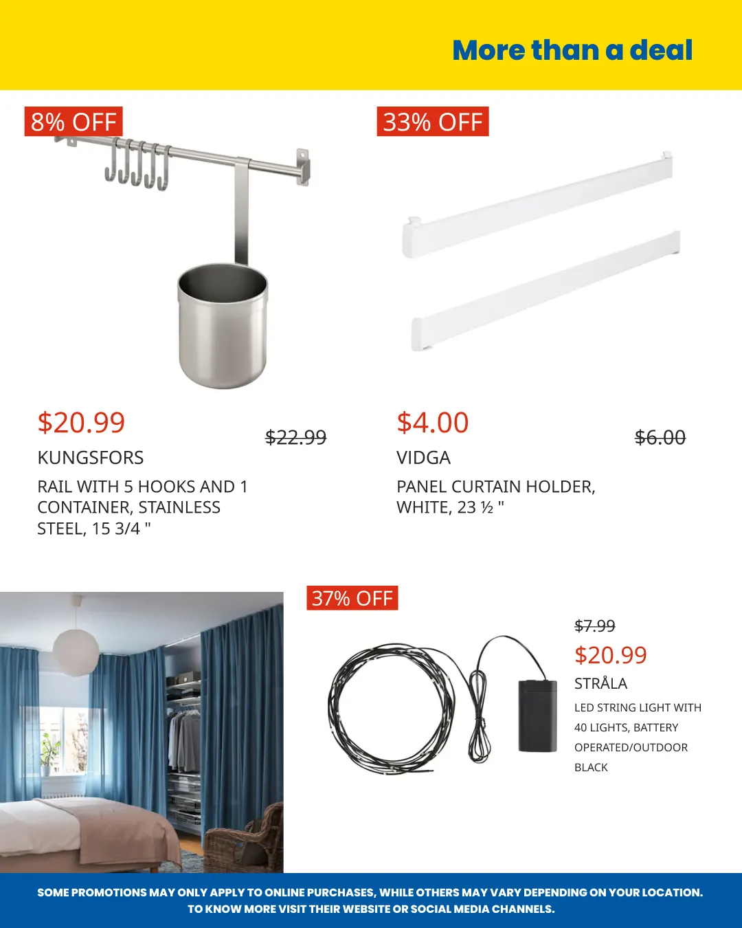 Weekly promotion IKEA Sales spanning from April 1 to April 20 2026 - Page 4 for Catalogue 365