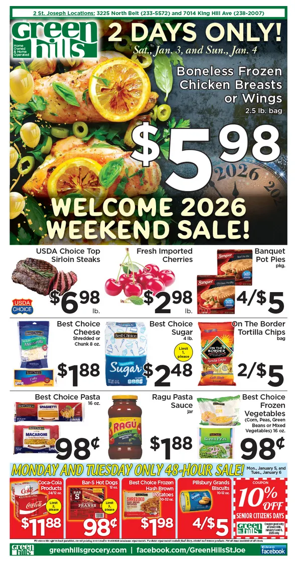 Weekly ad Green Hills Grocery Sales from December 31 to January 6 2026 - Page 4