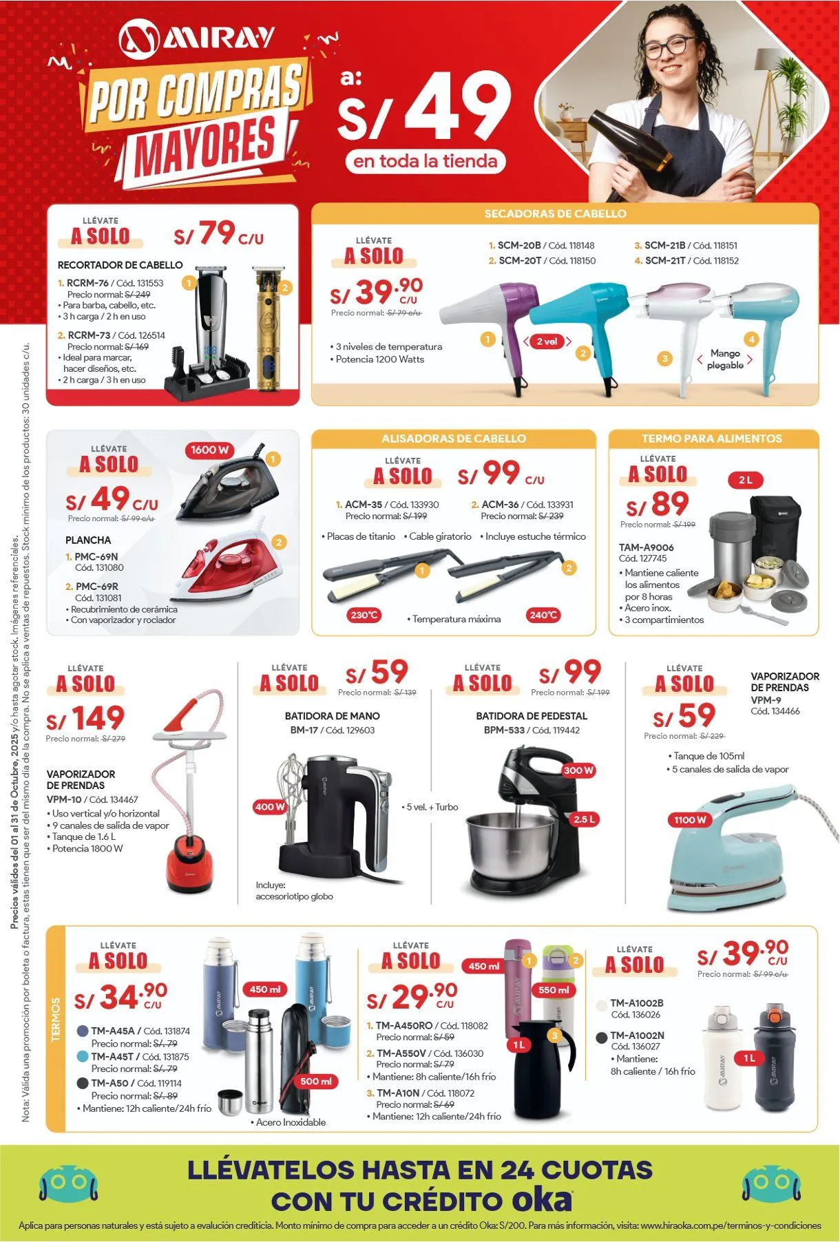 Catalogo de Conoce las últimas ofertas de Hiraoka 1 de octubre al 31 de octubre 2025 - Pag 4