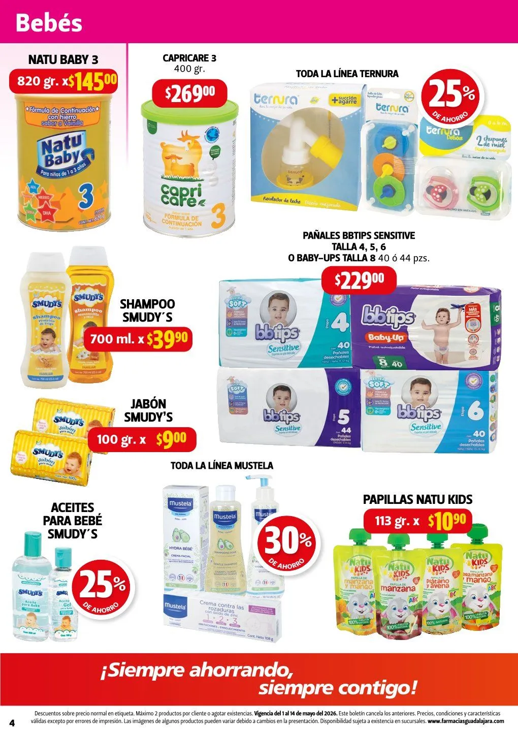 Catálogo de Farmacia Guadalajara Ofertas 1 de mayo al 14 de mayo 2026 - Pagina 4