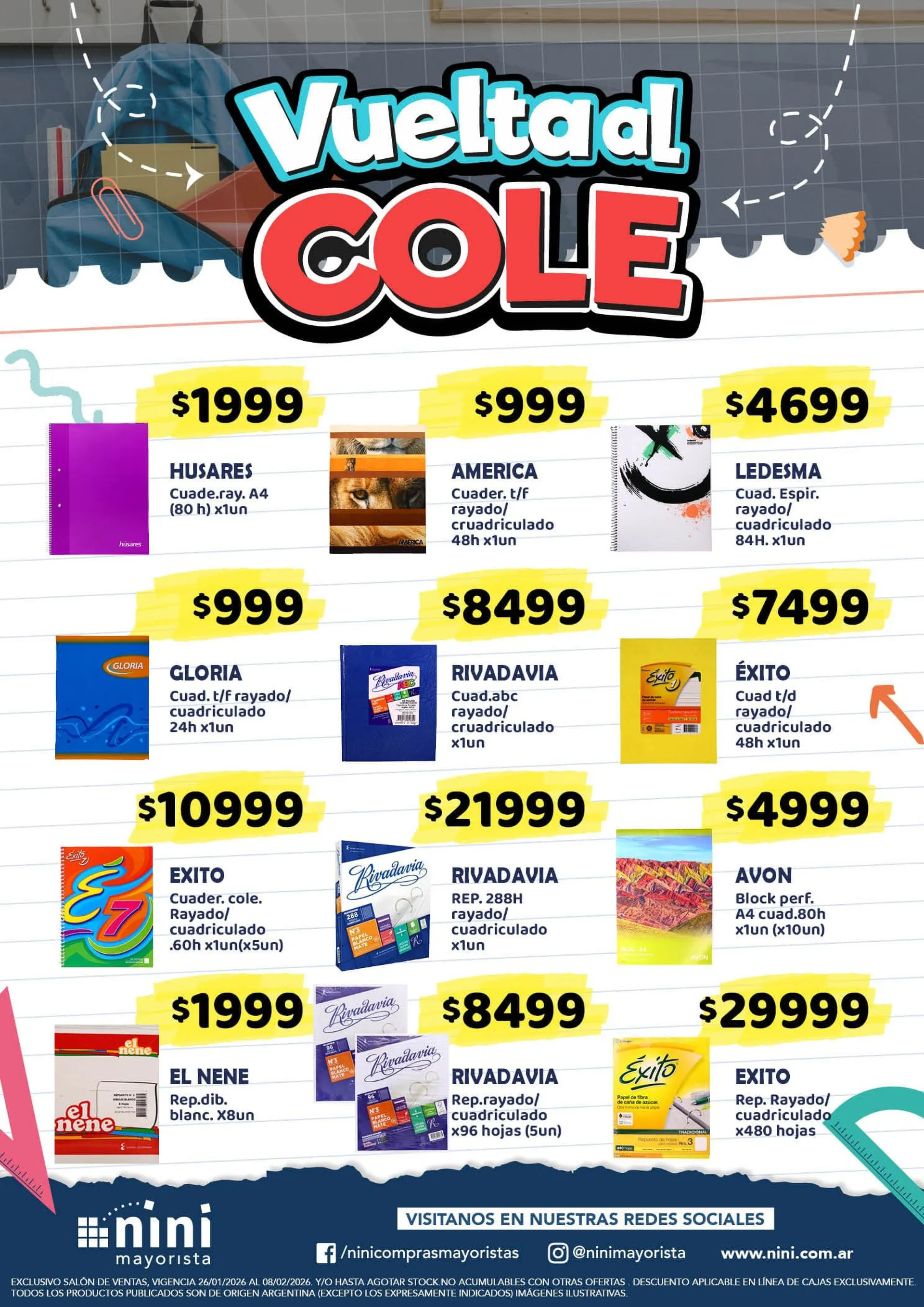 Ofertas de  Nini Mayorista Ofertas 26 de enero al 8 de febrero 2026 - Página 4 del catálogo