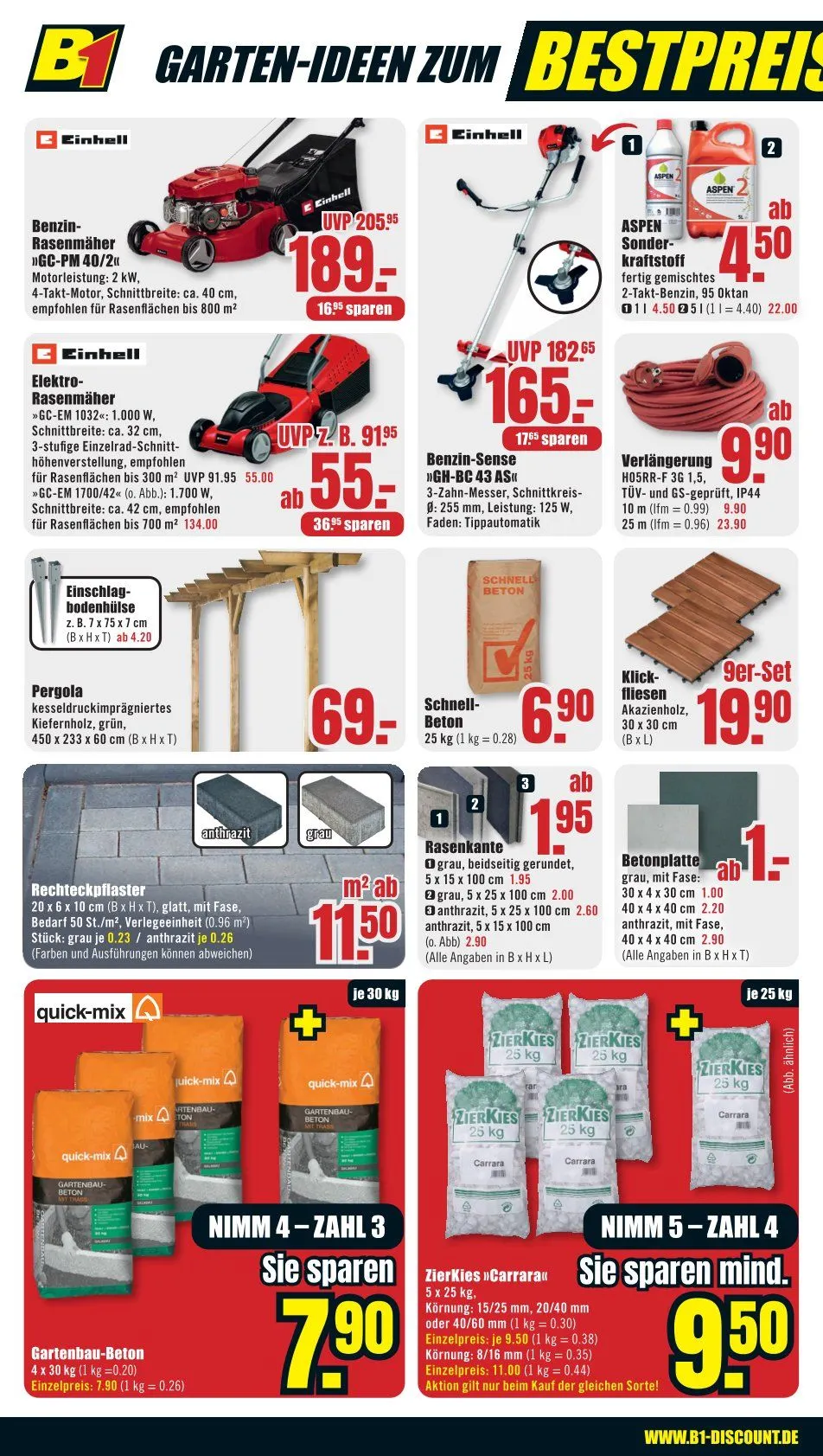  B1 Discount Baumarkt Prospekte von 16. Mai bis 22. Mai 2026 - Prospekt seite 4