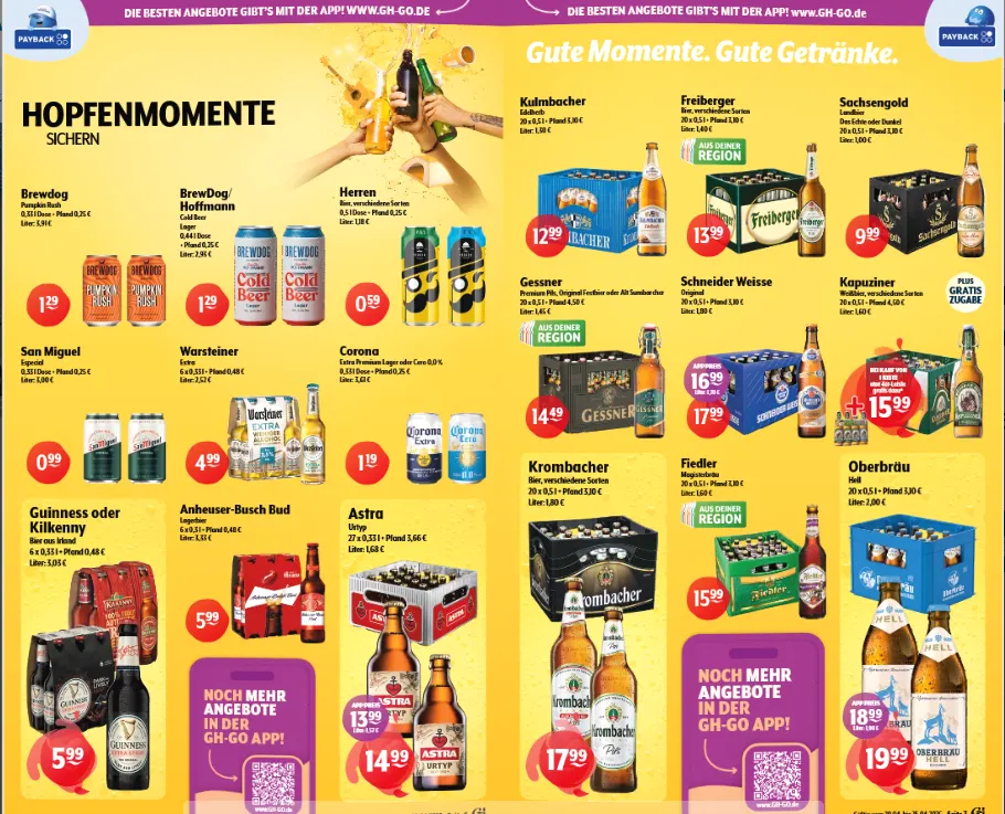 Getränke Huster Prospekte  von 20. April bis 25. April 2026 - Prospekt seite 4