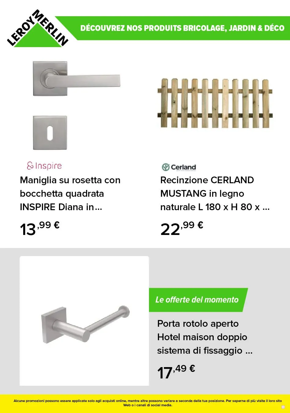 Leroy Merlin Offerte settimanali! da 5 maggio a 19 maggio di 2025 - Pagina del volantino 3