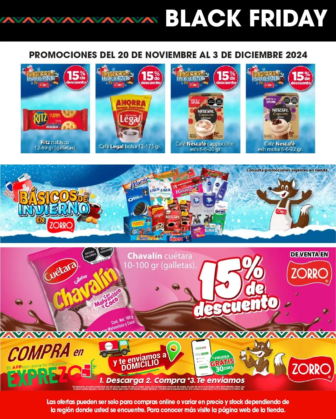 Catálogo de Zorro Descuentos de Black 28 de noviembre al 4 de diciembre 2024 - Pagina 5