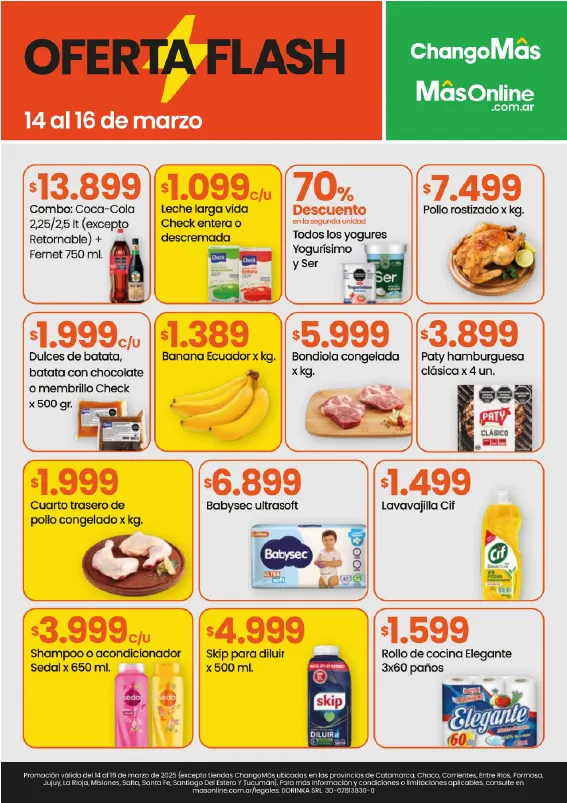 Ofertas de ChangoMas Oferta Flash 14 de marzo al 16 de marzo 2025 - Página 3 del catálogo