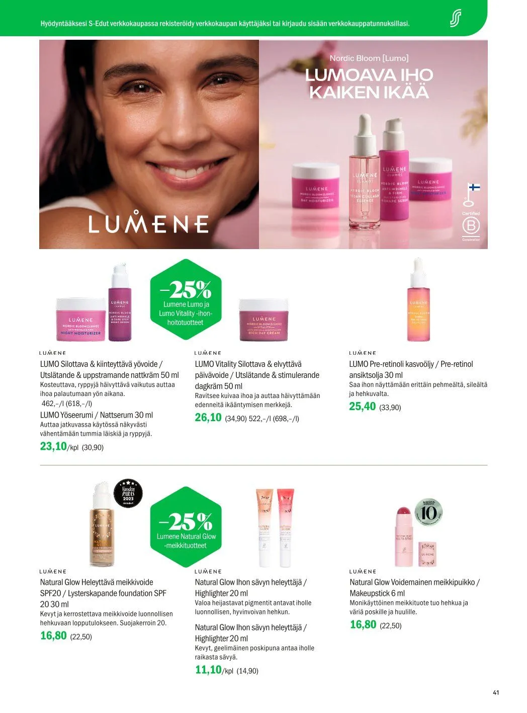 Sokos Tarjoukset voimassa alkaen 8. tammikuuta - 19. tammikuuta 2025 - Tarjouslehti sivu 41