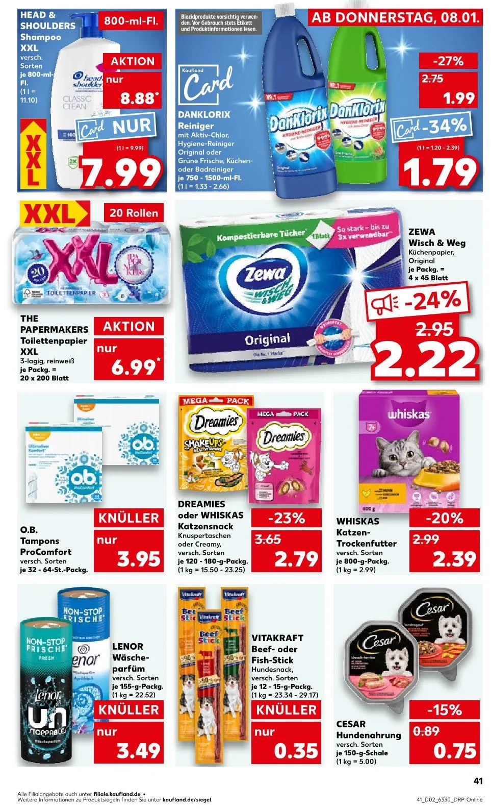 Kaufland Duitsland prospeckt van 8 januari tot 14 januari 2026 - Folder pagina 41