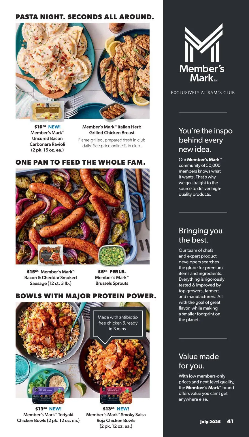 Weekly ad Sam's Club Sales from July 23 to August 17 2025 - Page 43