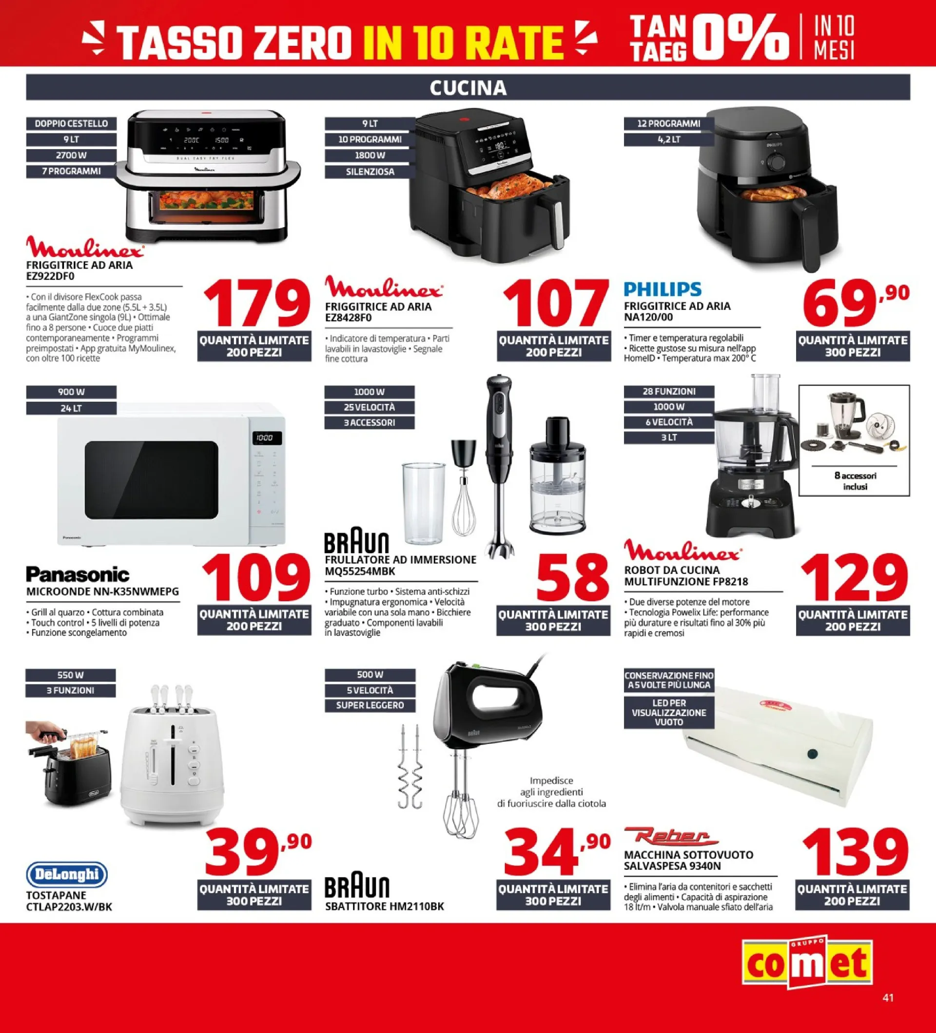 Comet Volantino da 9 aprile a 22 aprile di 2026 - Pagina del volantino 41