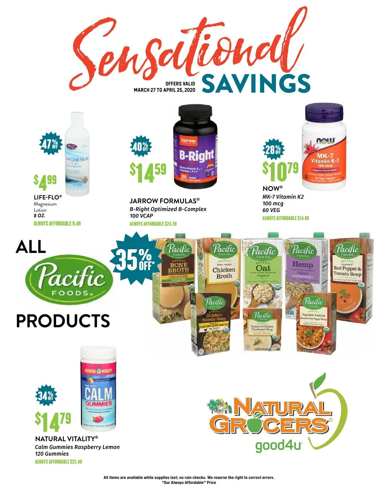 Weekly ad Natural Grocers sales from November 1 to November 30 2024 - Page 41