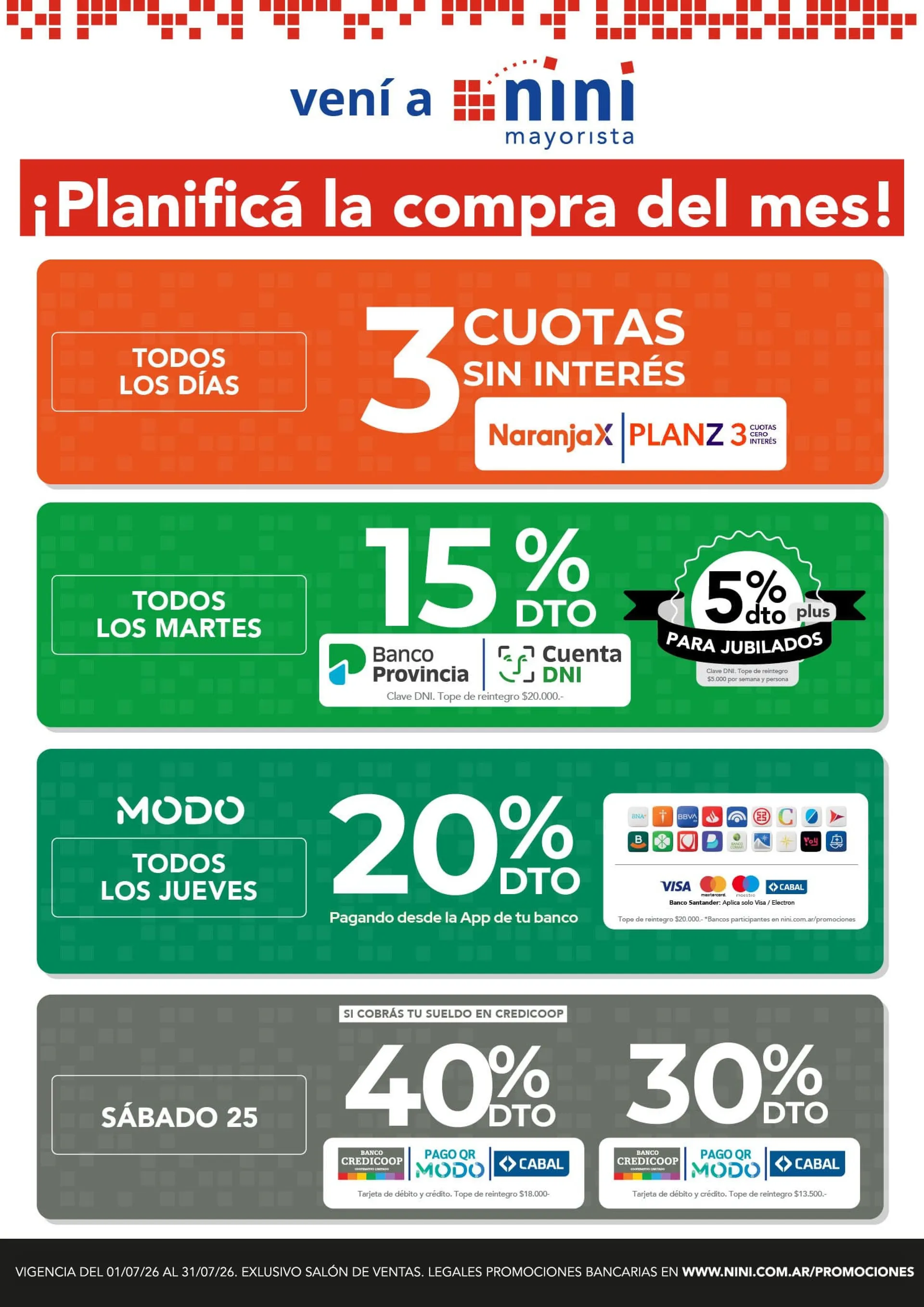 Ofertas de Nini Mayorista Ofertas 13 de julio al 19 de julio 2026 - Página 41 del catálogo