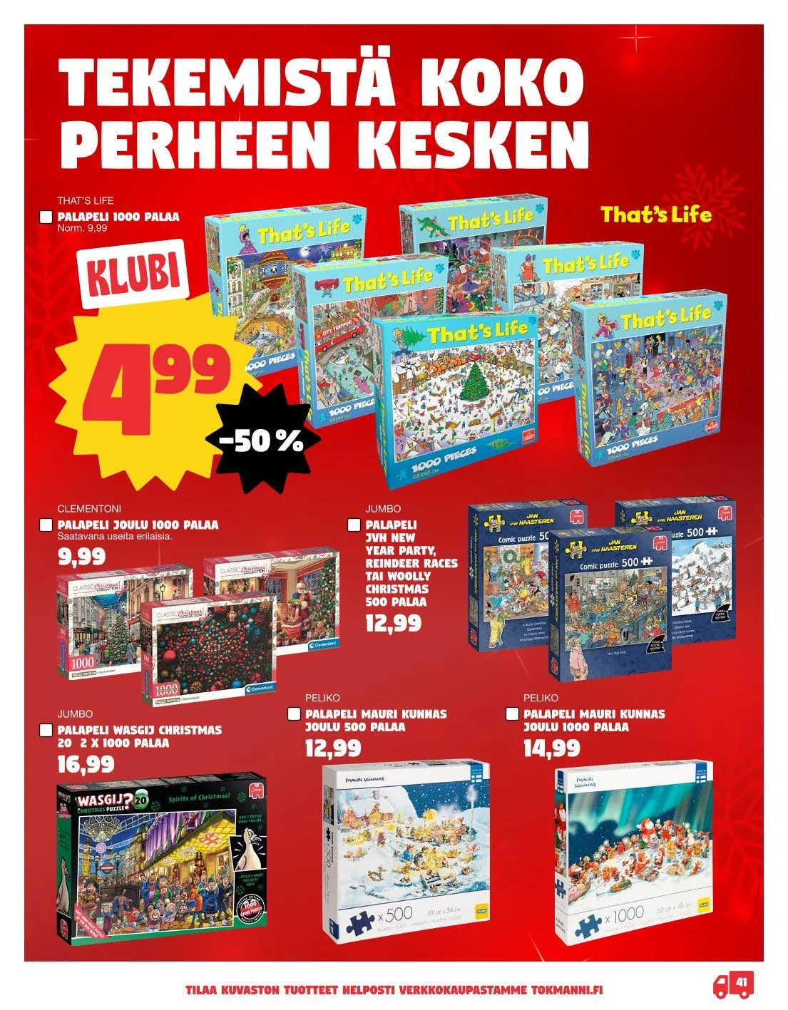 Tokmanni Tarjoukset voimassa alkaen 3. marraskuuta - 24. joulukuuta 2025 - Tarjouslehti sivu 41