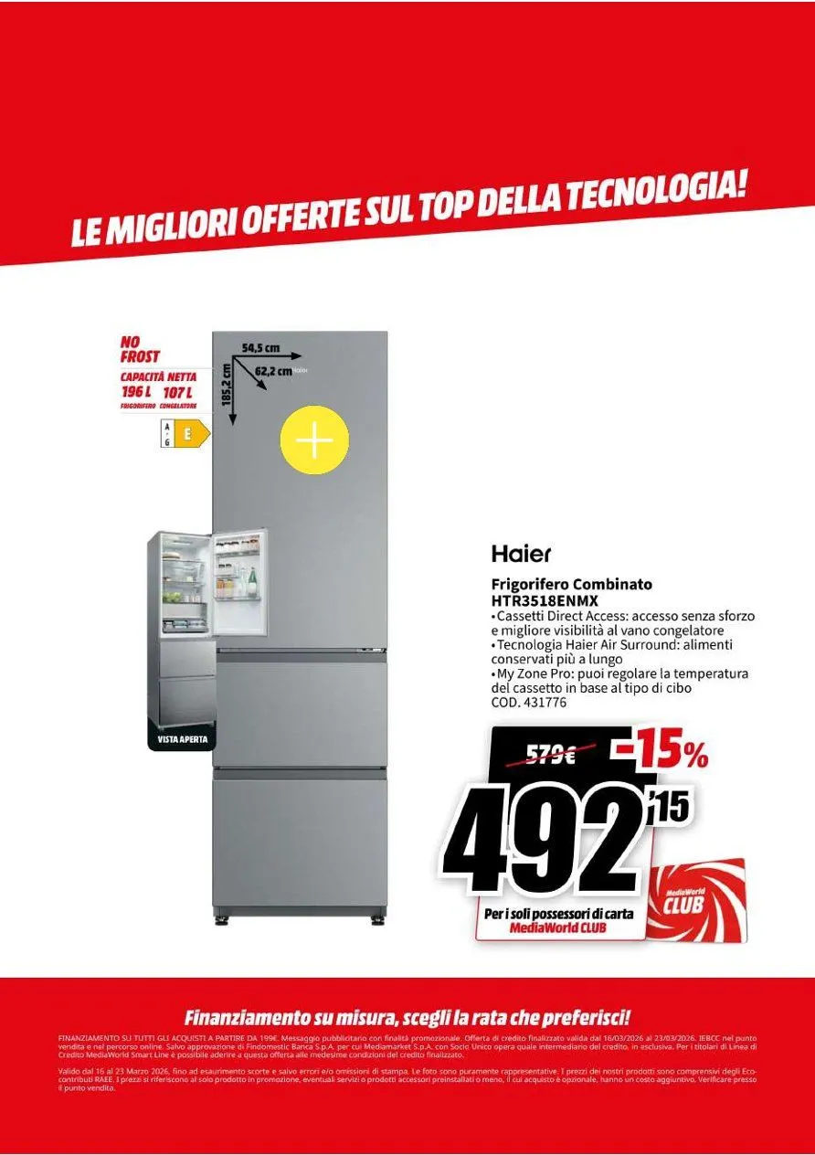 Volantini MEDIAWORLD da 16 marzo a 23 marzo di 2026 - Pagina del volantino 41