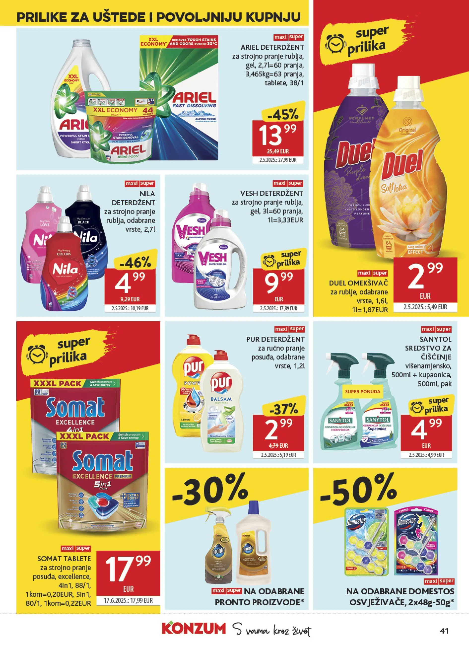 Katalog  Konzum od 25. veljače do 3. ožujka 2026. - Pregled Stranica 41