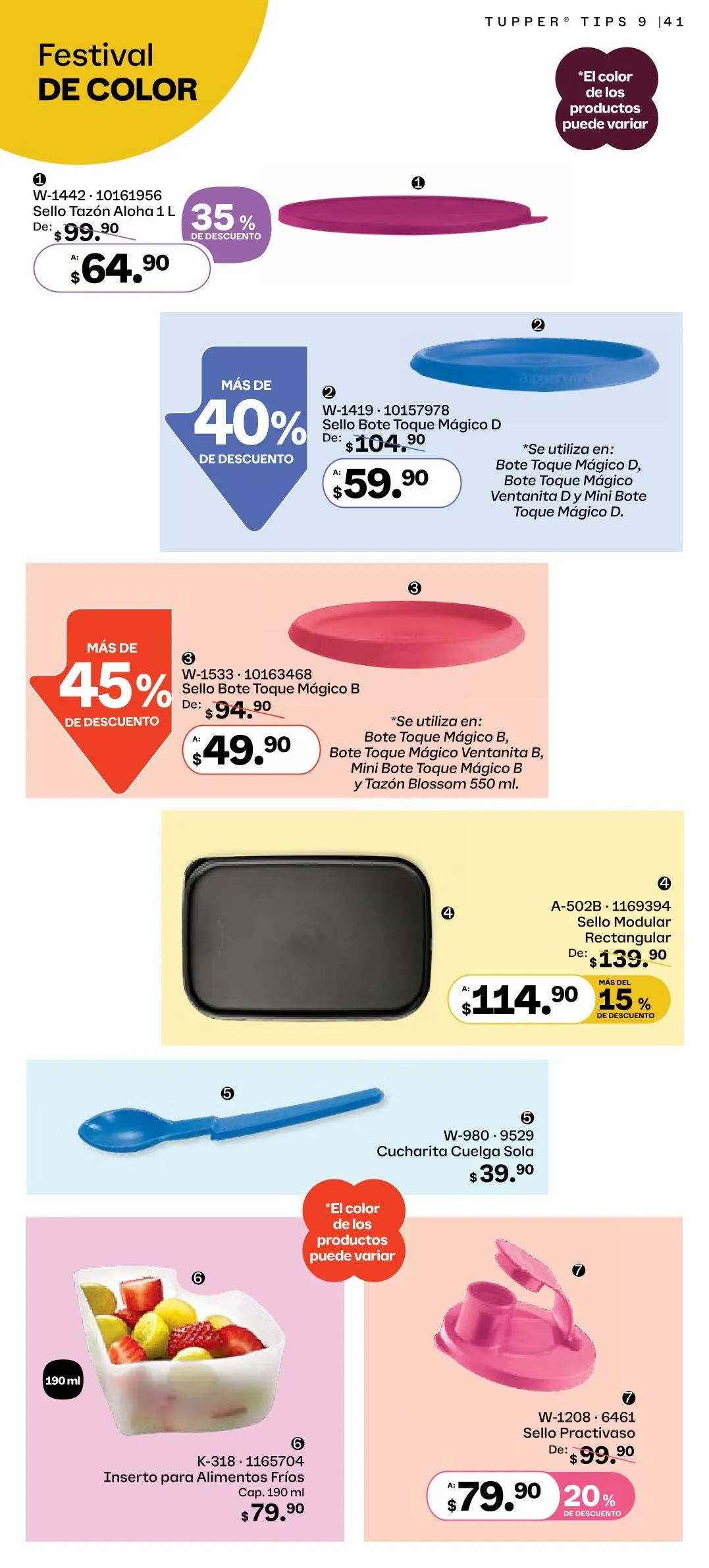 Catálogo de Tupperware logo de catálogo 11 de agosto al 7 de septiembre 2025 - Pagina 48