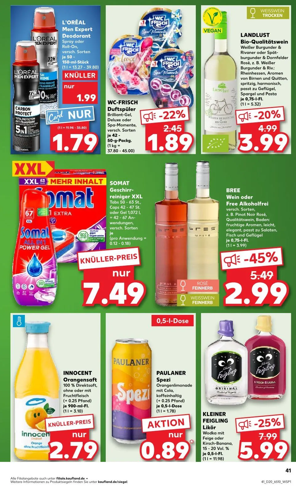Kaufland Prospekt von 15. Mai bis 21. Mai 2025 - Prospekt seite 41