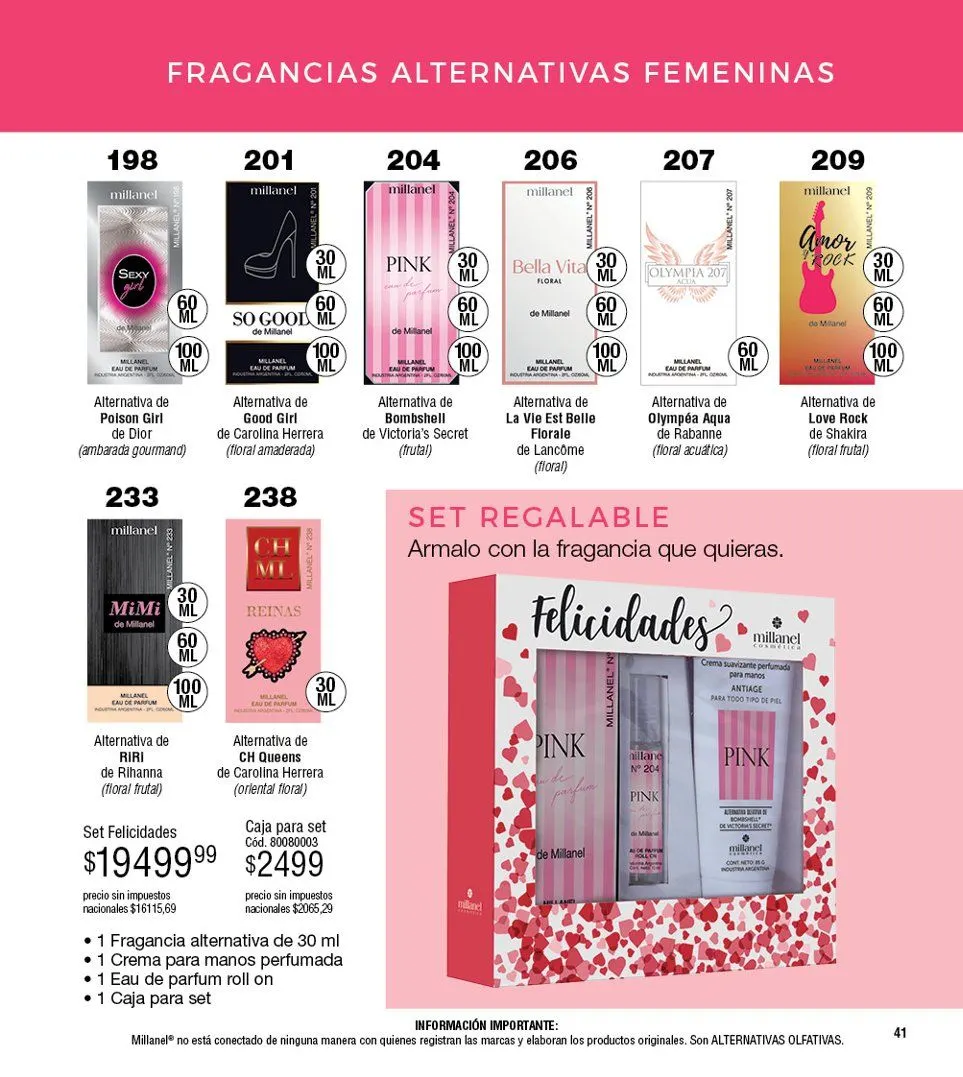 Ofertas de Catalogo Millanel 20 de octubre al 10 de noviembre 2025 - Página 41 del catálogo