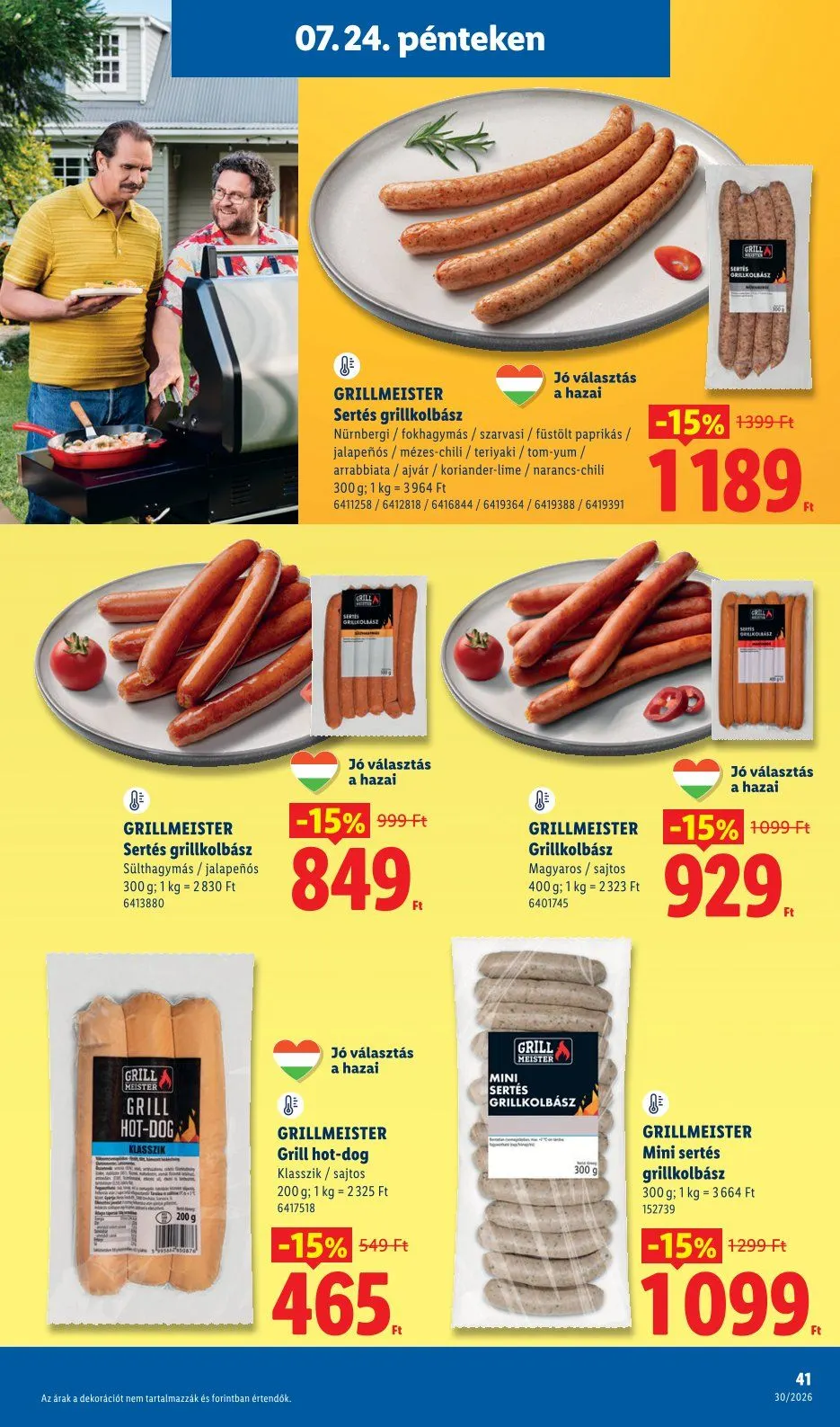 Katalógus  Lidl legfrissebb ajánlatai július 23.-tól július 29.-ig 2026. - Oldal 41