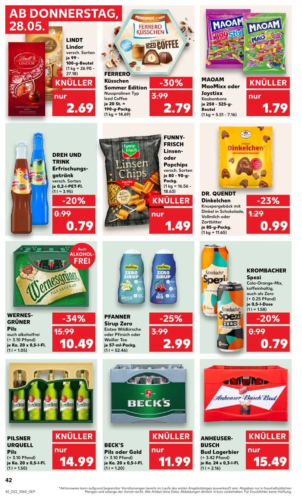 Kaufland Prospekte von 28. Mai bis 3. Juni 2026 - Prospekt seite 42