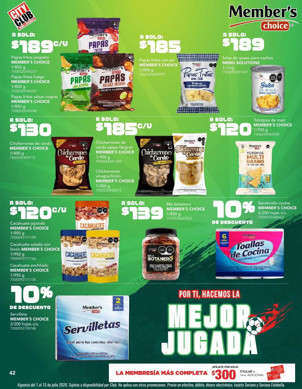 Catálogo de City Club Ofertas 1 de julio al 31 de julio 2026 - Pagina 42